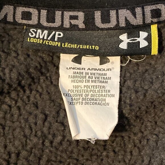 Under Armour 1/4 zip Loose Lined Long Sleeve Pullover Size Small - Picture 4 of 5